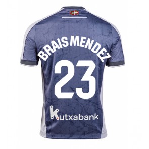 Real Sociedad Brais Mendez #23 Udebanetrøje 2025-26 Kortærmet
